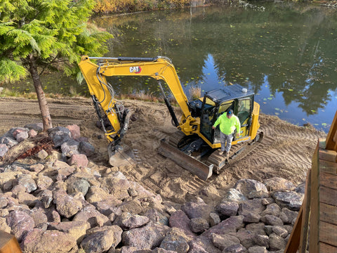 heavy equipment excavation by Clean Rivers